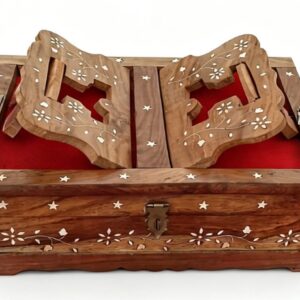 কুরান শরীফের রেহাল - ফুলের ডিজাইন